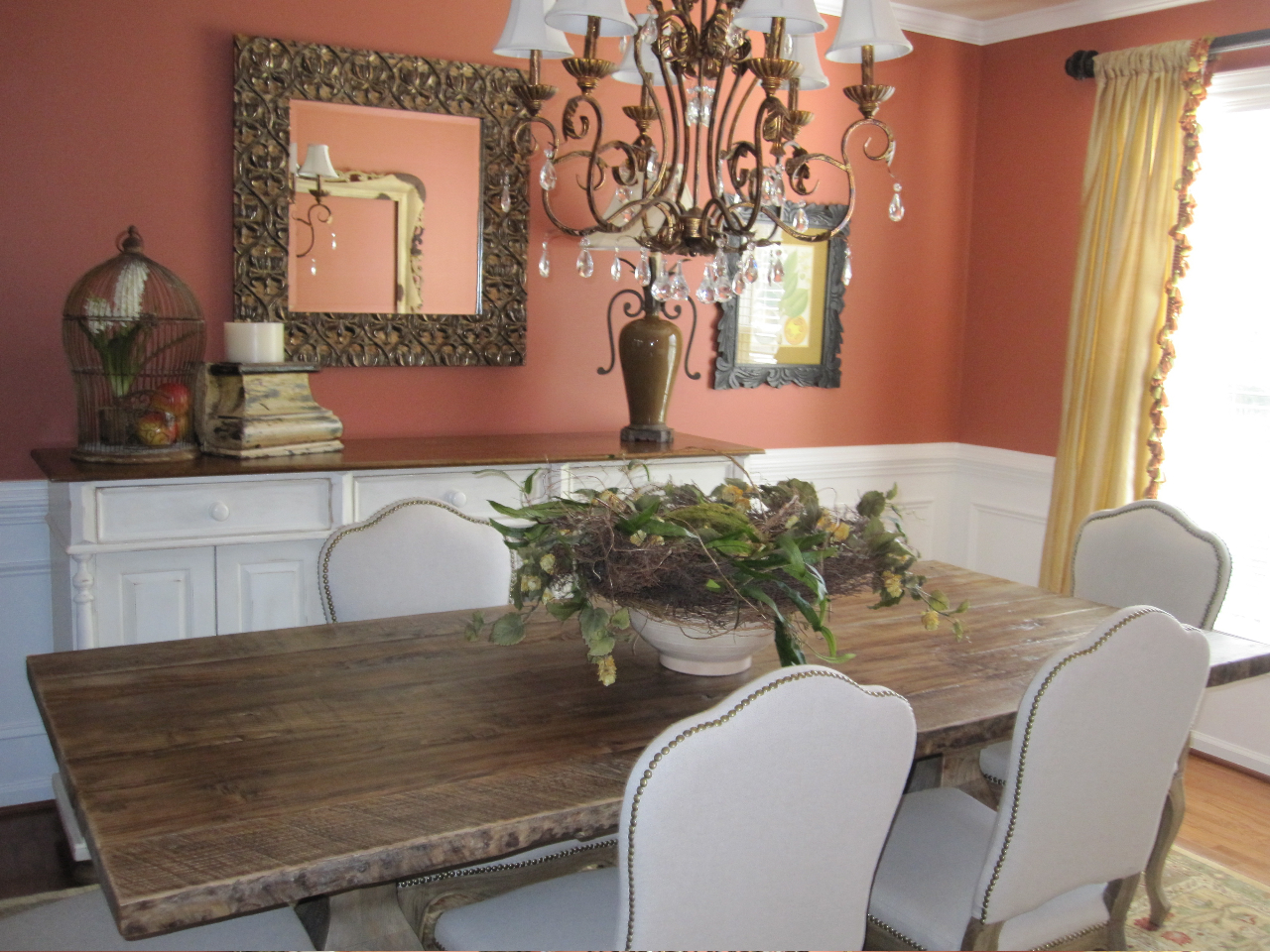 Terracotta Dining Room — Interiors project in Cary, NC
